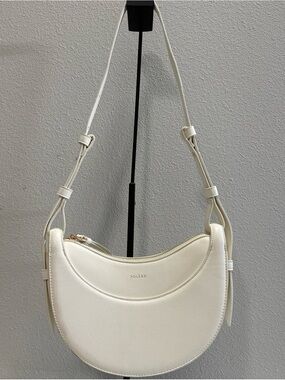 Polene Cream Crescent Shoulder Bag
